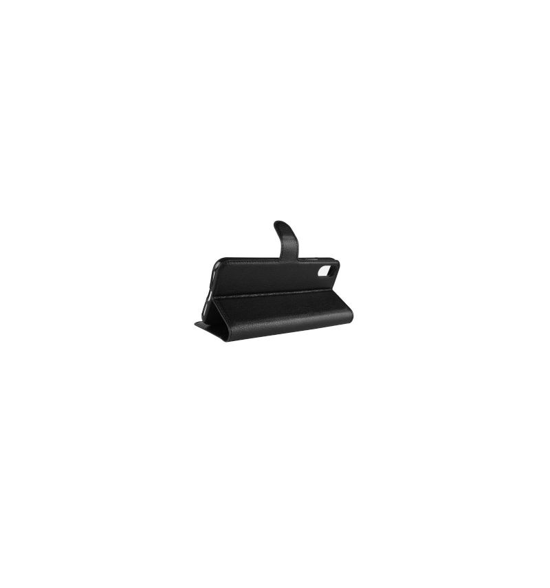 Housse iPhone XS Max Style cuir porte-cartes
