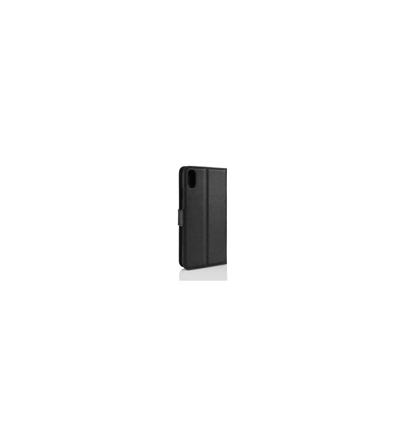 Housse iPhone XS Max Style cuir porte-cartes