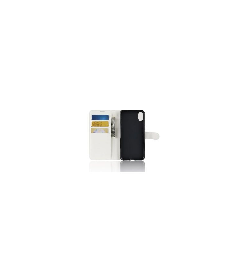 Housse iPhone XS Max Style cuir porte-cartes