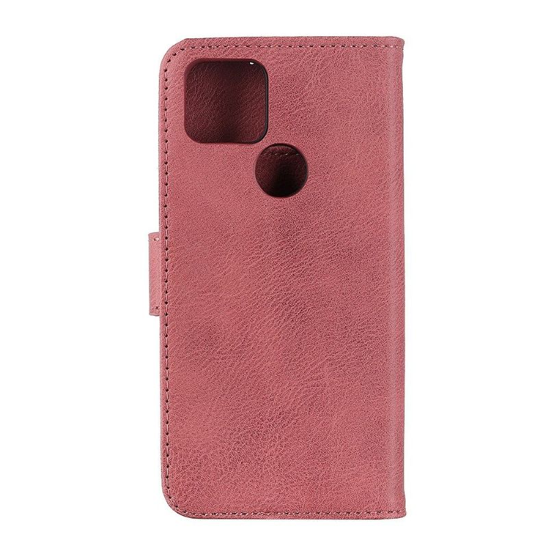 Housse Google Pixel 5 KHAZNEH Effet Cuir Porte Cartes