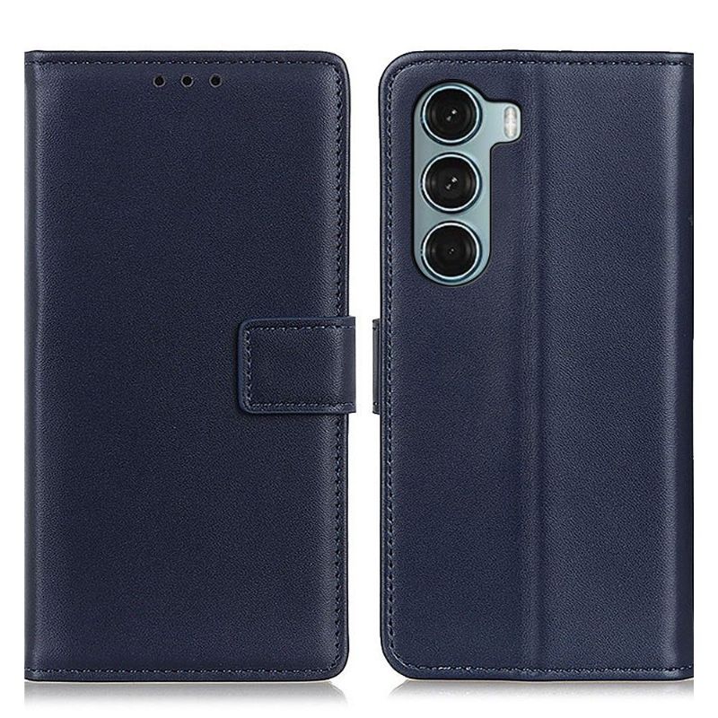 Housse Moto G200 5G simili cuir basique