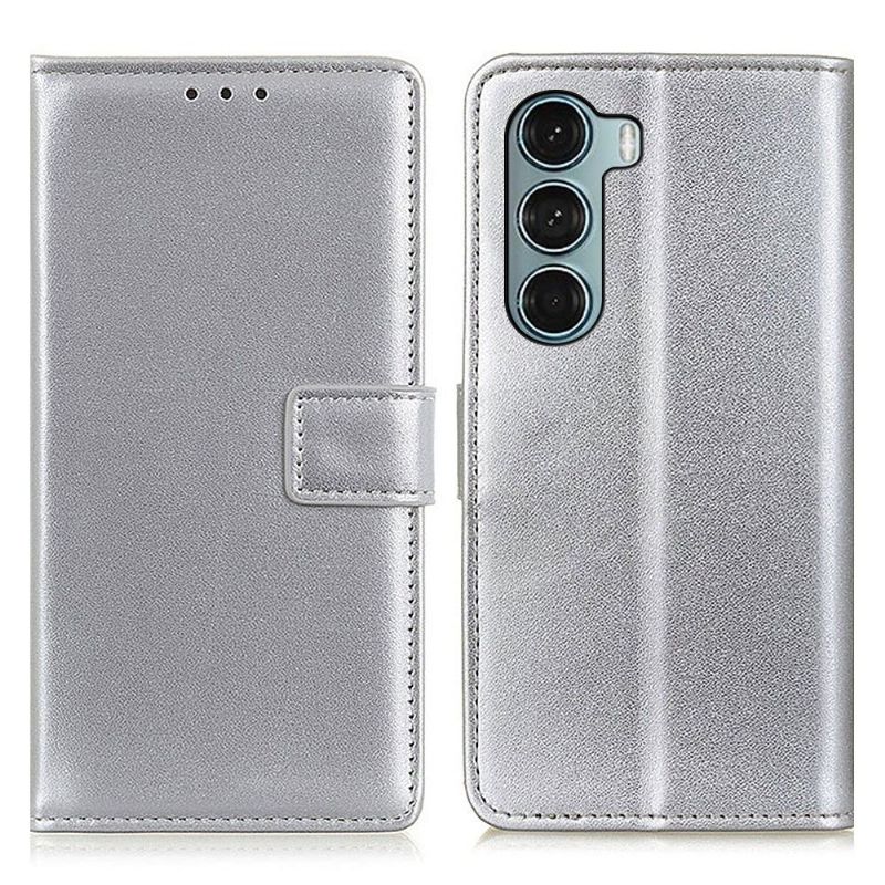 Housse Moto G200 5G simili cuir basique