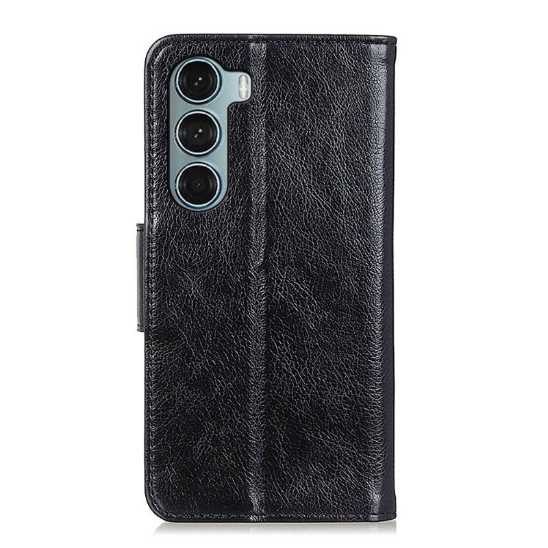 Housse Moto G200 5G Style Cuir Vieilli