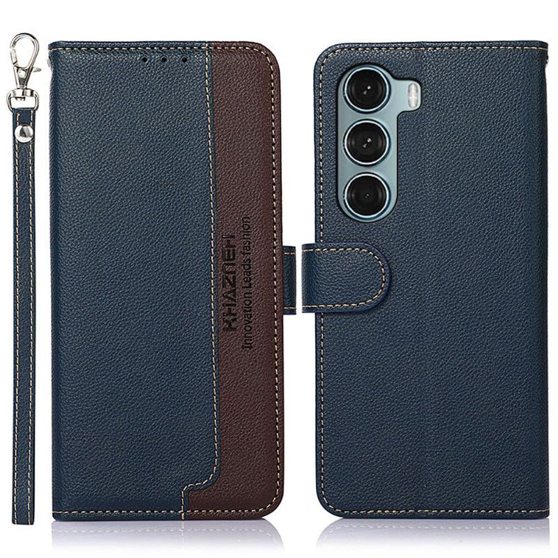 Housse Motorola Moto G200 5G KHAZNEH coutures apparentes