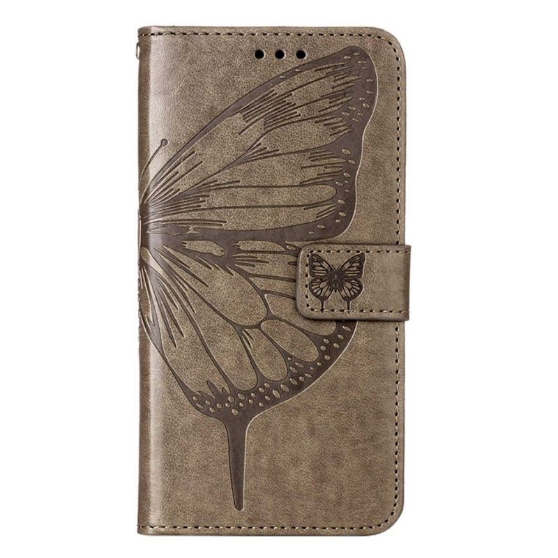 Housse OnePlus 10 Pro 5G Papillon Fleur Porte-Cartes