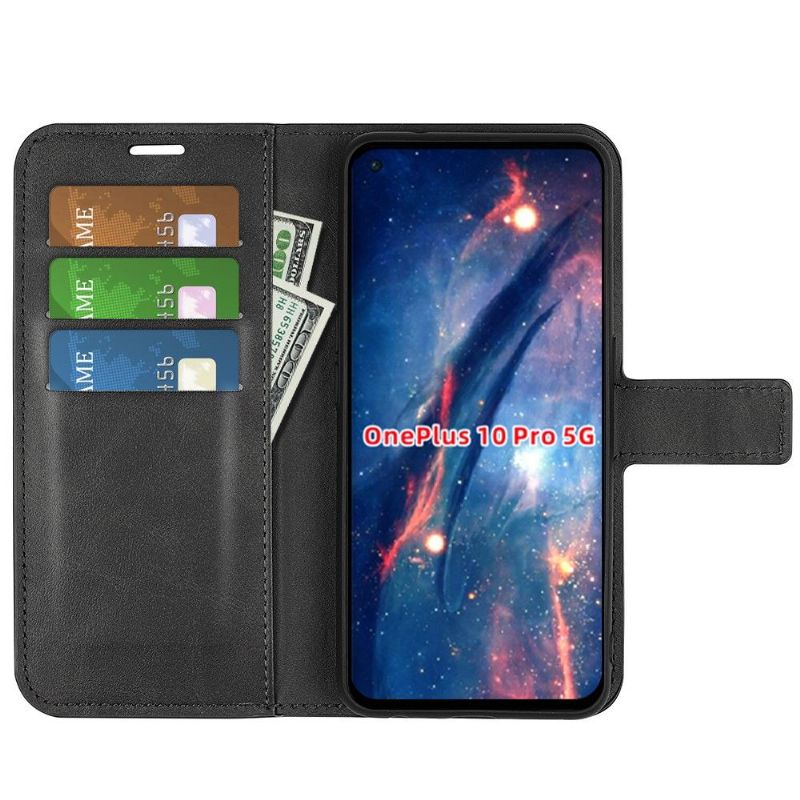 Housse portefeuille OnePlus 10 Pro 5G style cuir