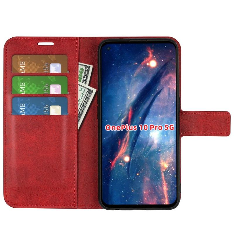Housse portefeuille OnePlus 10 Pro 5G style cuir