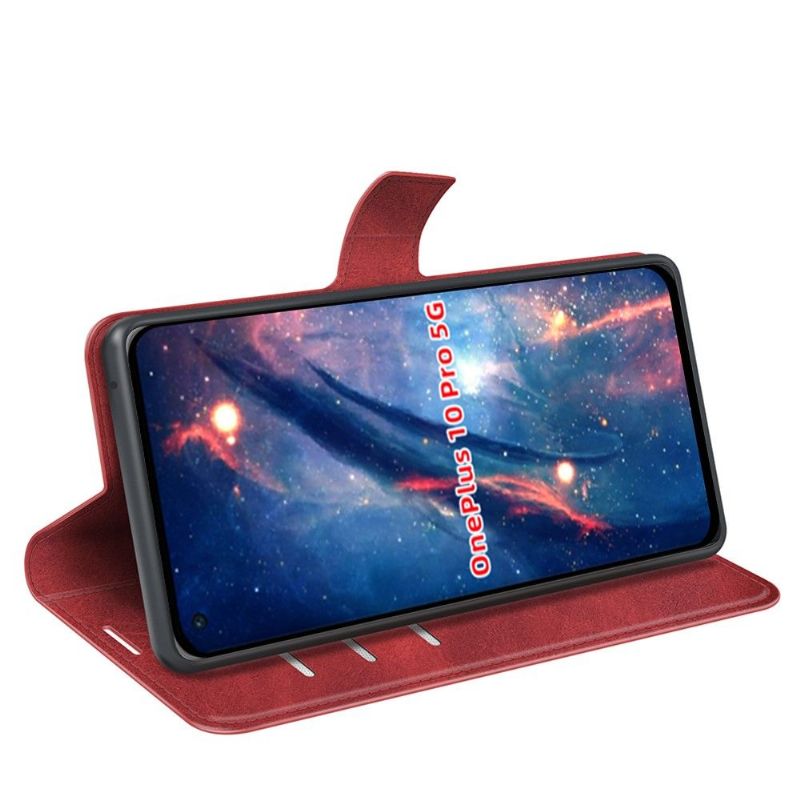 Housse portefeuille OnePlus 10 Pro 5G style cuir