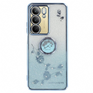 Coque Realme C75 Anneau-Support Strass KADEM