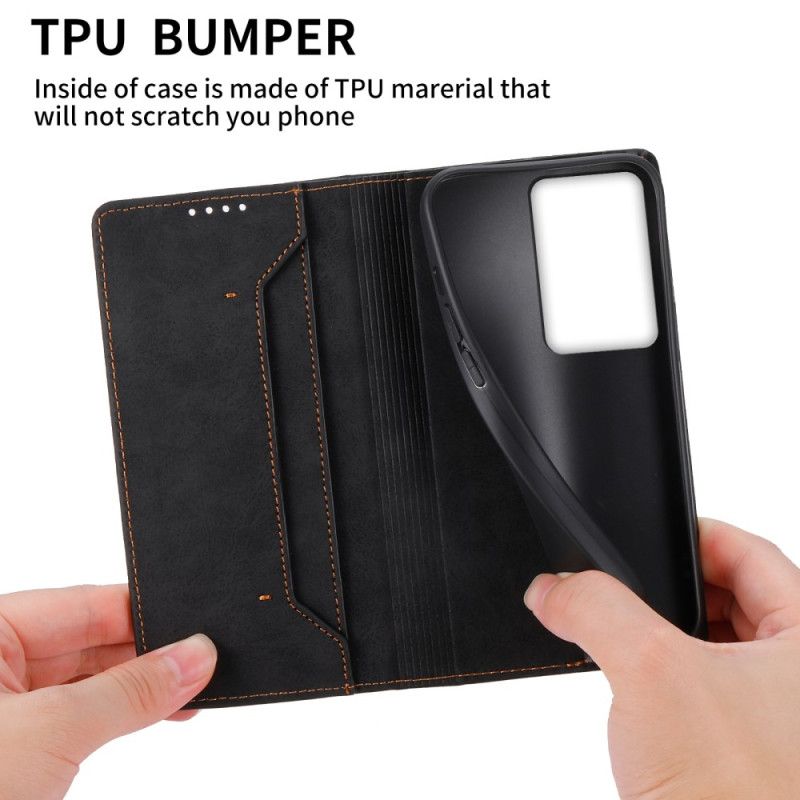 Flip Cover Realme C75 Blocage RFID Simili Cuir
