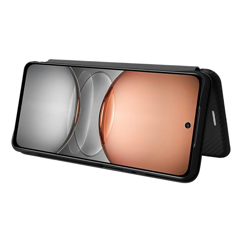 Flip Cover Realme C75 Fibre Carbone