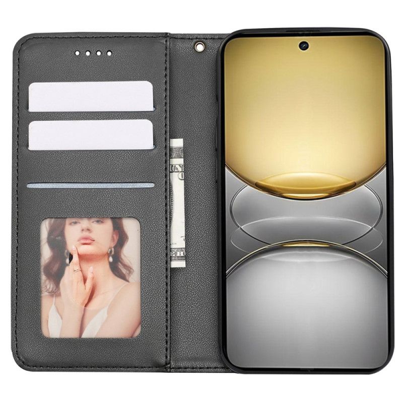 Flip Cover Realme C75 Frise Carreaux et Lanière