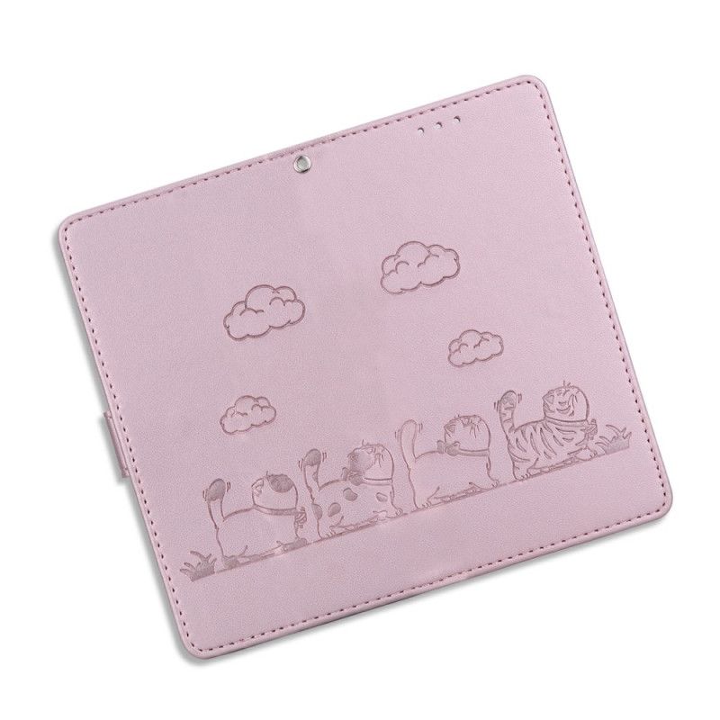 Housse Realme C75 Blocage RFID Scène de Chats