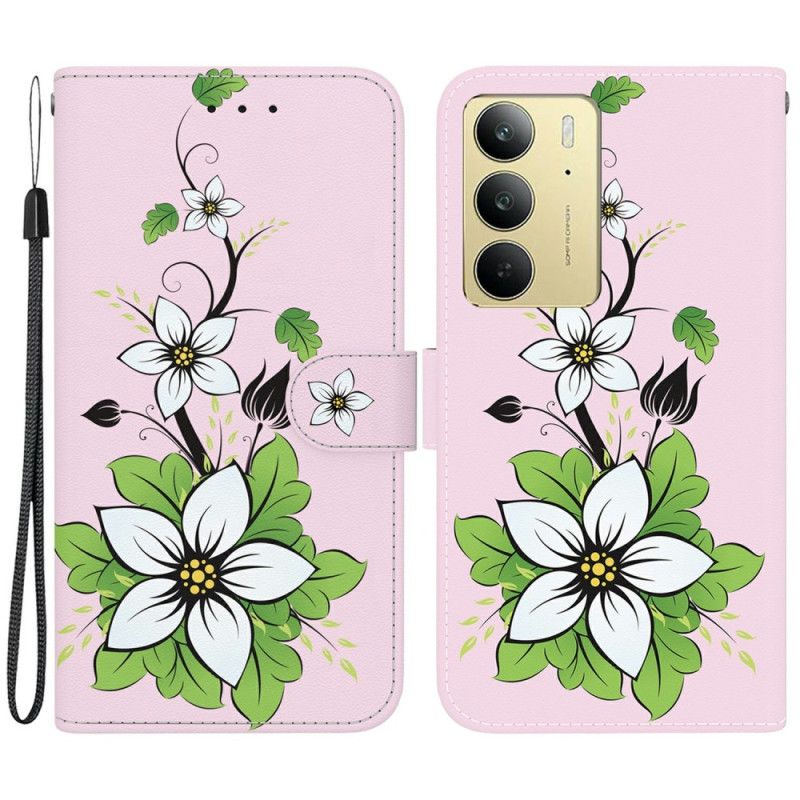 Housse Realme C75 Motif de lys