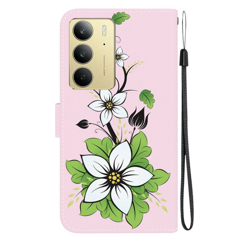 Housse Realme C75 Motif de lys