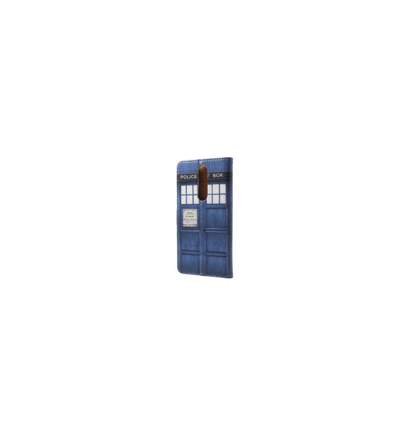Nokia 5.1 - Housse porte cartes Police Box Doctor Who