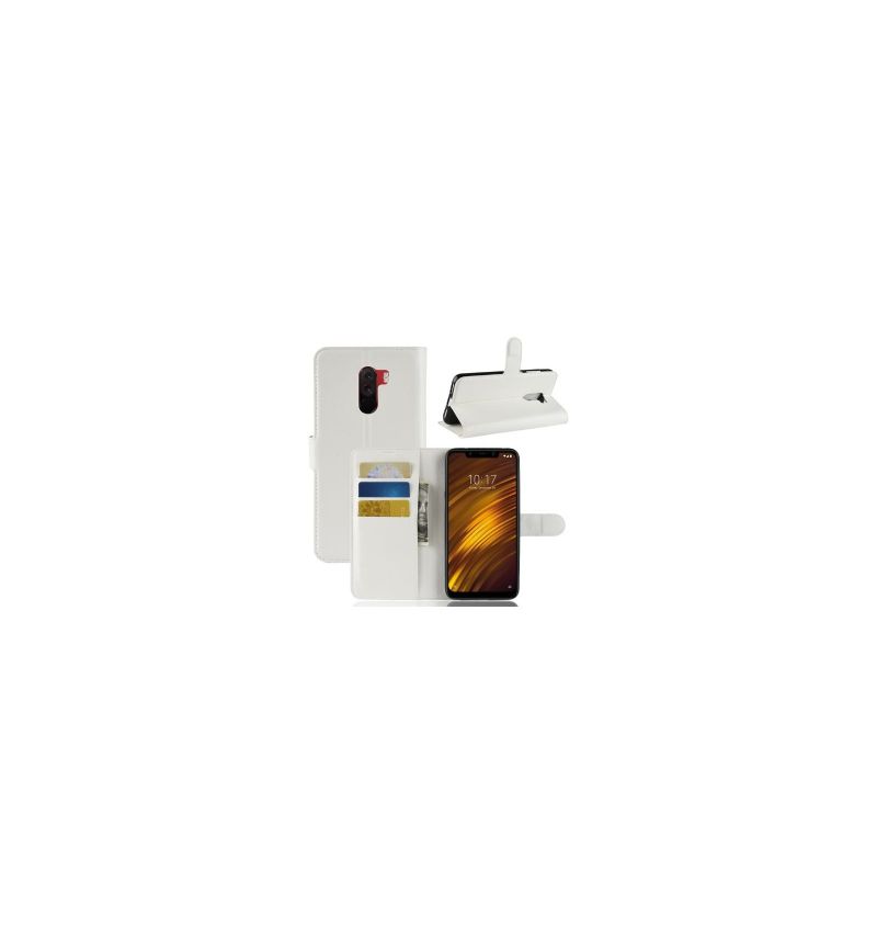 Housse Xiaomi Pocophone F1 Style cuir porte-cartes