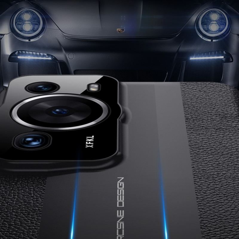 Coque Huawei P60 Pro Cuir Véritable