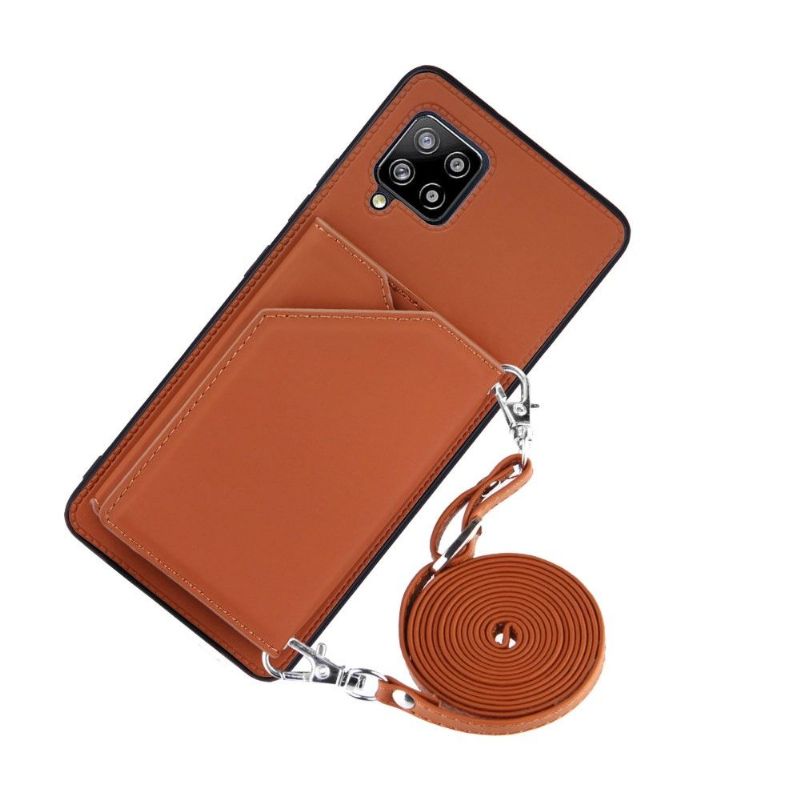 Coque Samsung Galaxy A42 5G AUDE Lanière multi compartiments