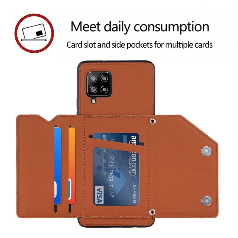 Coque Samsung Galaxy A42 5G AUDE Lanière multi compartiments