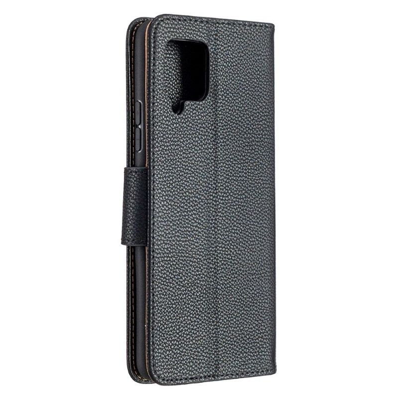 Étui folio effet cuir grainé pour Samsung Galaxy A42 5G