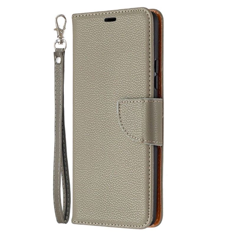 Étui folio effet cuir grainé pour Samsung Galaxy A42 5G