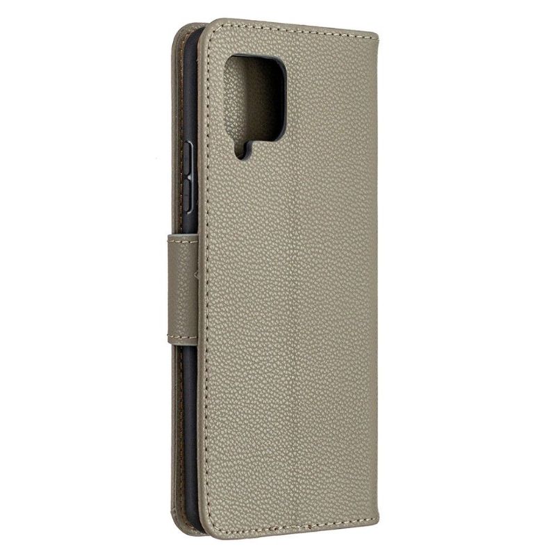 Étui folio effet cuir grainé pour Samsung Galaxy A42 5G