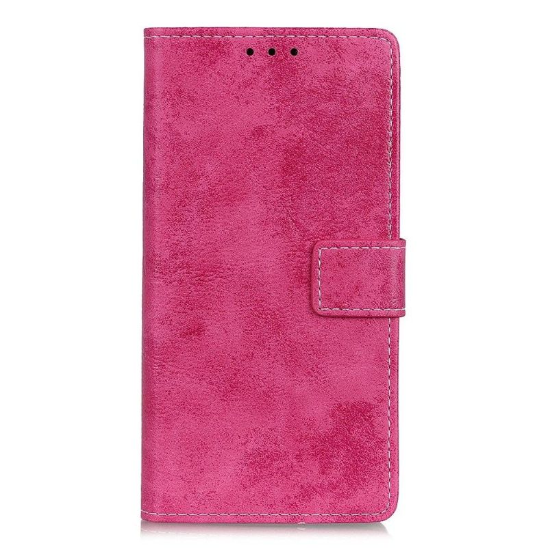 Housse Samsung Galaxy A42 5G Cyrius simili cuir vintage