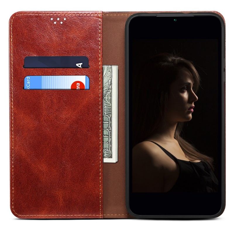 Huawei Nova 8i - Housse Ernestine coutures apparentes