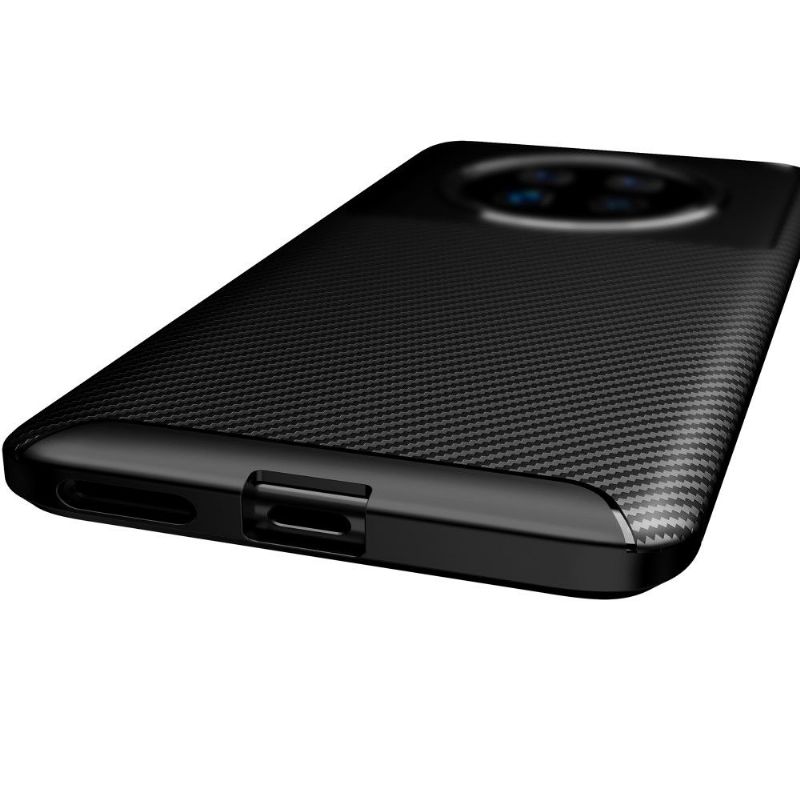 Coque Huawei Mate 40 Pro effet fibre de carbone