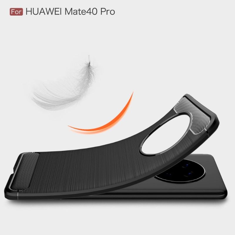 Coque Huawei Mate 40 Pro Flexible Effet Brossé