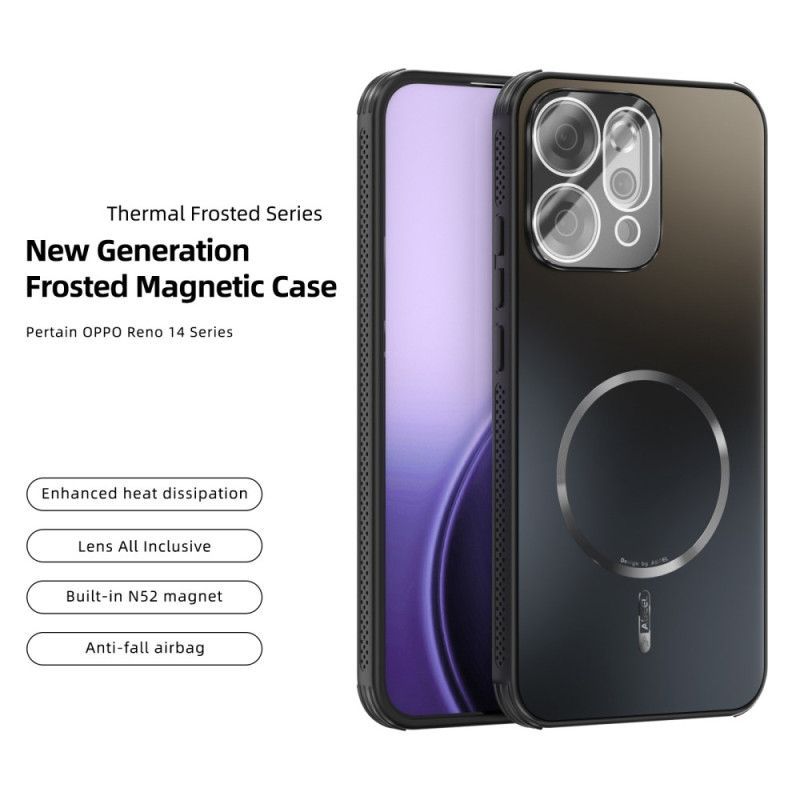 Coque magnétique pour Oppo Reno 14 5G Magnétique Finition Mate