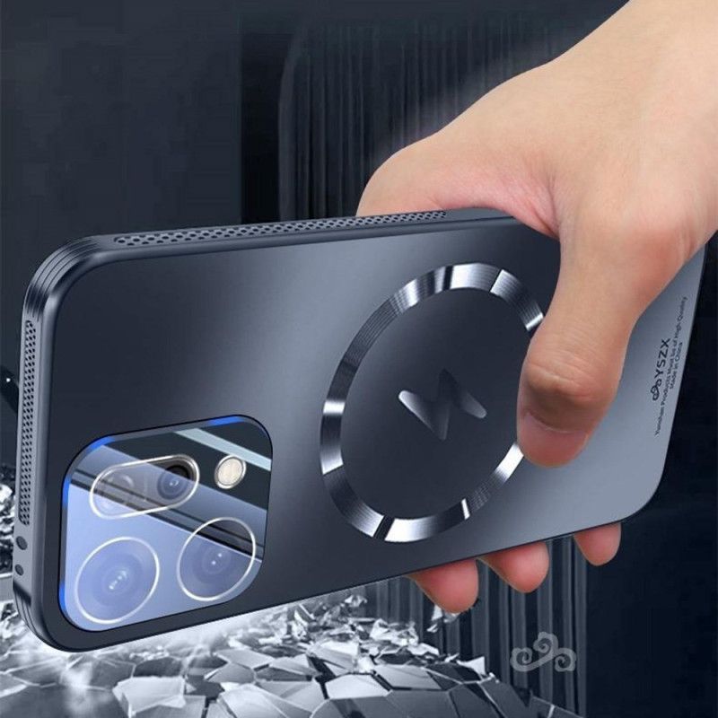 Coque Oppo Reno 14 5G Compatible MagSafe Effet Métal