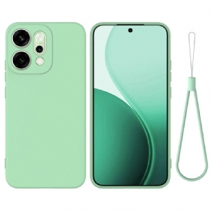 Coque Oppo Reno 14 5G Silicone à Lanière