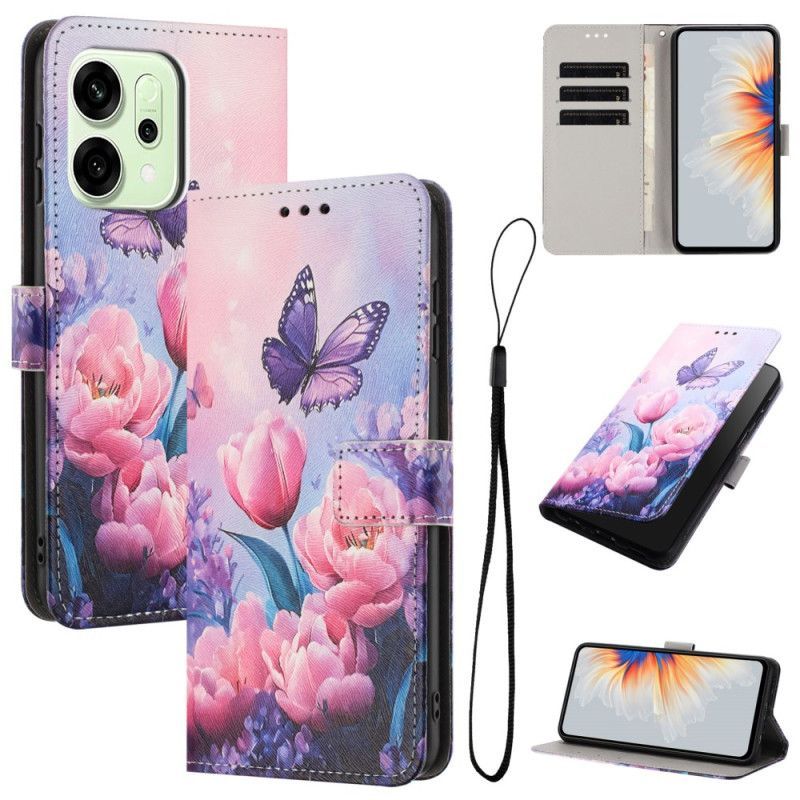 Housse Oppo Reno 14 5G / 14F 5G Floralie