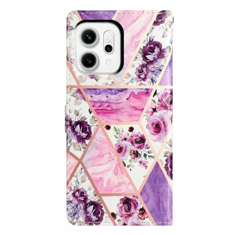 Housse Oppo Reno 14 Marbre Violet