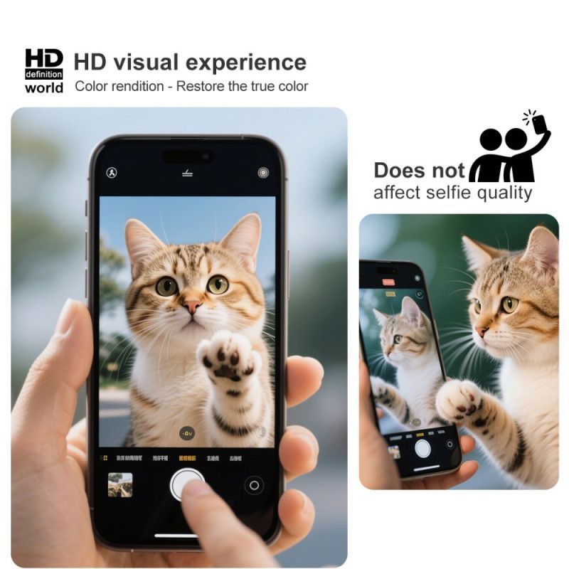 Protection en Verre Trempé Intégrale pour Écran Oppo Reno 14 5G (version noire) IMAK