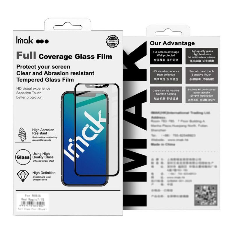 Protection en Verre Trempé Intégrale pour Écran Oppo Reno 14 5G (version noire) IMAK