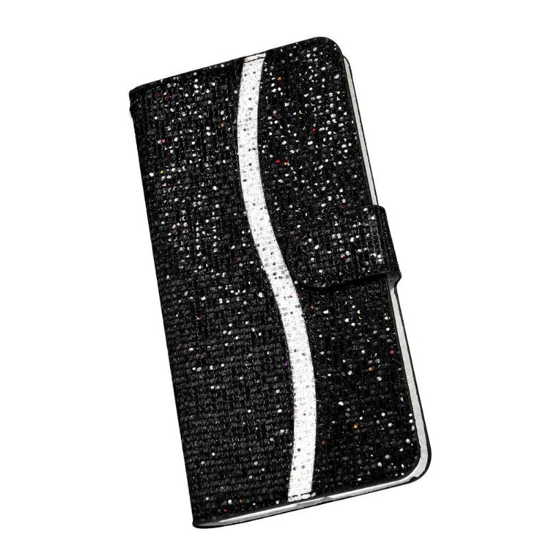 Housse Samsung Galaxy A21s Glitter Porte Cartes
