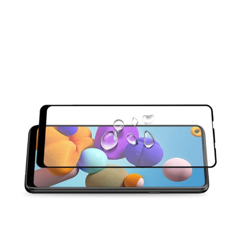 Protection d’écran Samsung Galaxy A21s en verre trempé full size