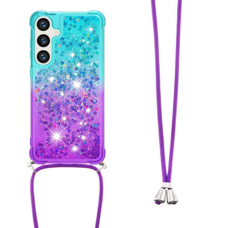 Coque à Cordon Samsung Galaxy S26 Gradient Paillettes