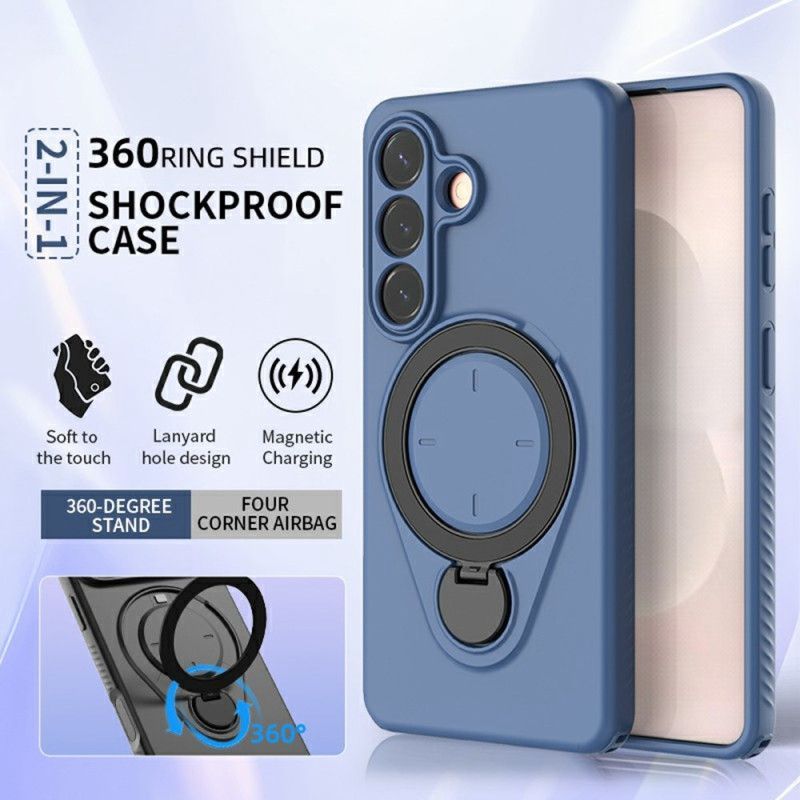 Coque Samsung Galaxy S26 Anneau-Support Pivotant Magnétique