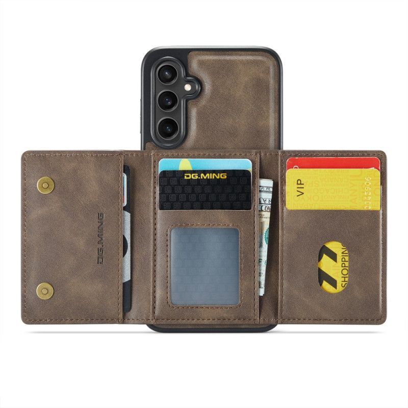 Coque Samsung Galaxy S26 avec Porte-Cartes Magnétique Détachable DG.MING