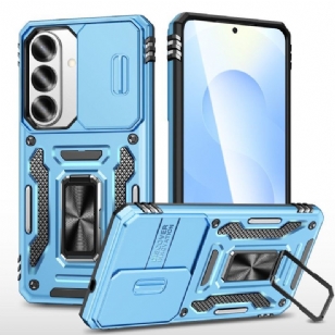 Coque Samsung Galaxy S26 Béquille et Protection Caméra Coulissante