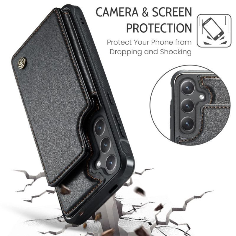 Coque Samsung Galaxy S26 Blocage RFID et 5 Porte-Cartes CASEME