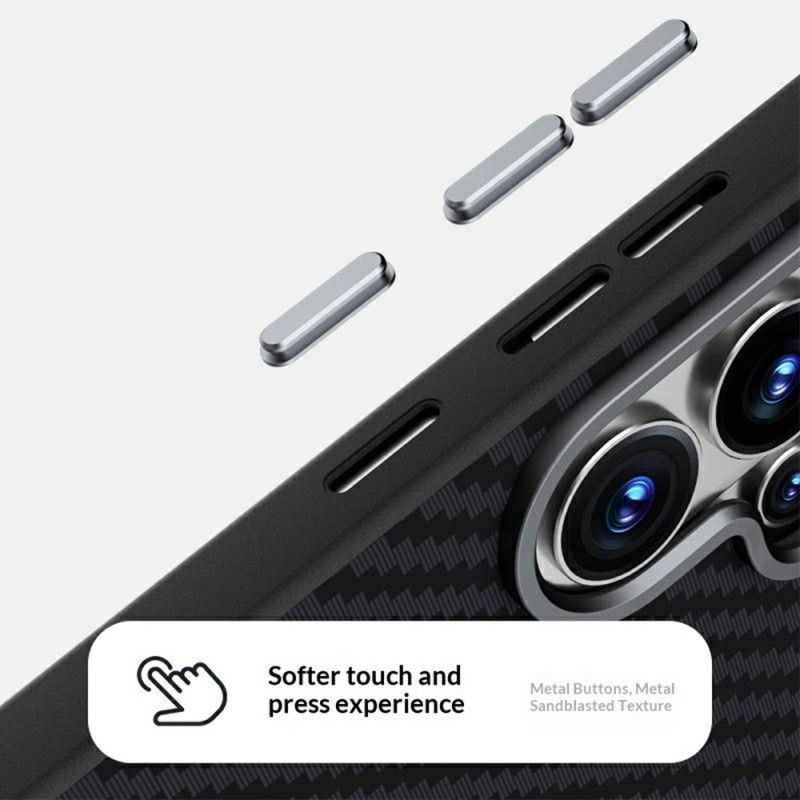Coque Samsung Galaxy S26 Magnétique ABEEL Fibre Carbone ABEEL
