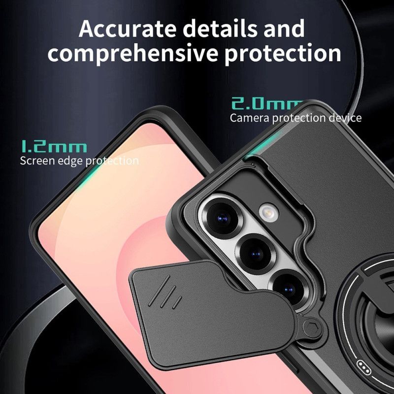 Coque Samsung Galaxy S26 Magnétique Anneau-Support Pliable et Protection Caméra