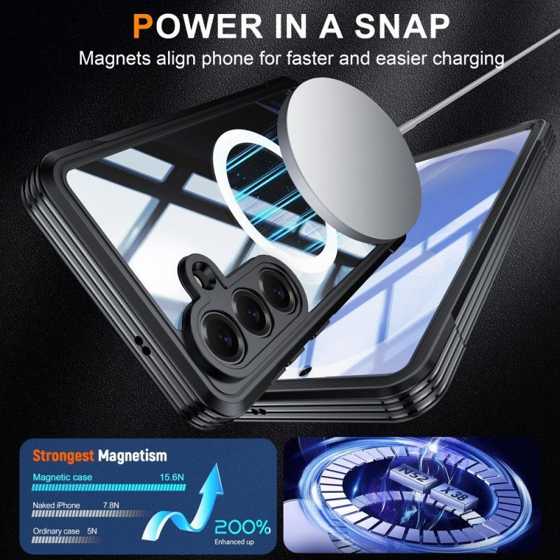 Coque Samsung Galaxy S26 Magnétique avec Film Protecteur en Verre Trempé