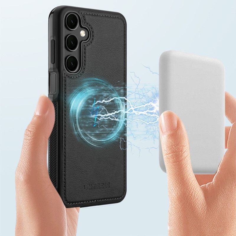 Coque Samsung Galaxy S26 Magnétique Effet Cuir LC.IMEEKE