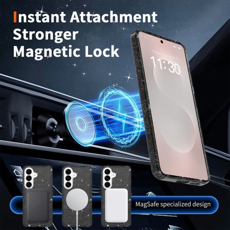 Coque Samsung Galaxy S26 Magnétique à Paillette